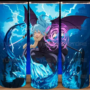Rimuru Tempest - That Time I Got Reincarnated As A Slime Anime Cup Mug Tumbler 20oz  Drinkware Stainless Steel Insulated, Perfect for Anime Fans, Great for Hot or Cold Drinks!