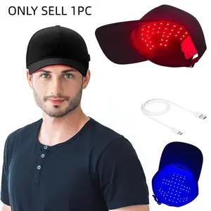 Rechargeable Light Relaxation Cap, Relief Hat, LED Hair Care Hat with Blue Light, Lithium Battery, New Condition, Ideal for Friday Sale