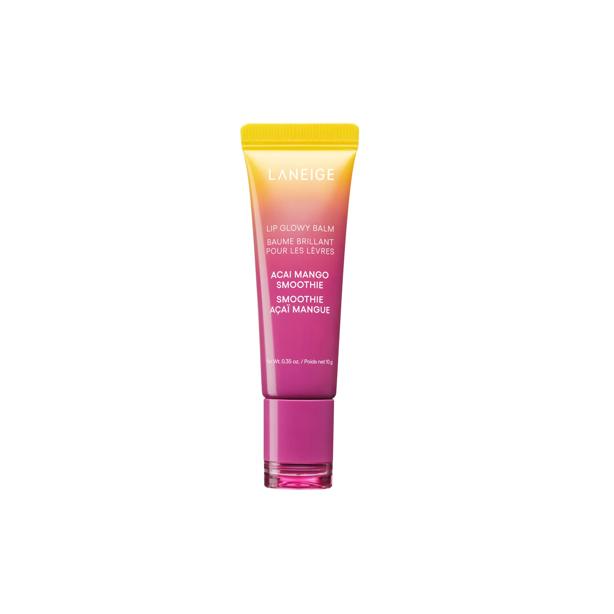 LANEIGE Lip Glowy Balm Acai Mango, Hydrating and Glossy Tinted Lip Care with Shea Butter, Korean Skincare LANEIGE Lip Glowy Balm Acai Mango, Hydrating and Glossy Tinted Lip Care with Shea Butter, Korean Skincare