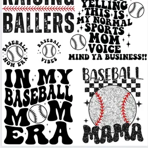 Baseball mom premade DTF Gangsheet