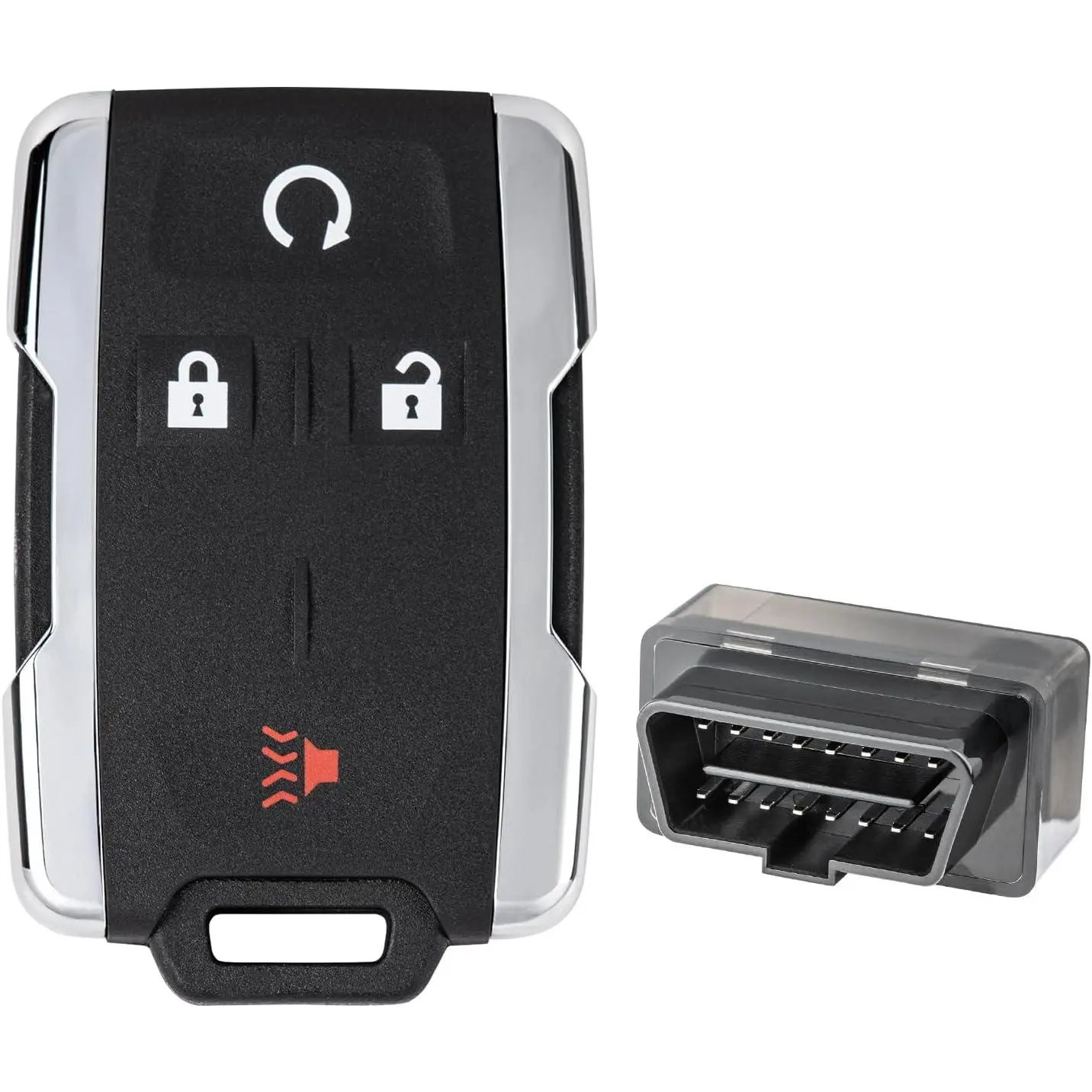 4-Piece Car Keyless Entry Remote Replacement, Compatible with 2014-2020 & 2015-2021 GM Models, Supports Lock/Unlock Function