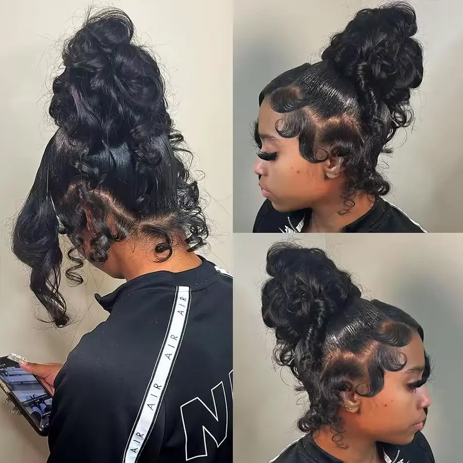 Bling Hair VIP 360 Lace Front Wigs Human Hair Pre Plucked 180 Density Body Wave 13x4 13x6 Frontal Wig Human Hair Lace Human Hair Wigs Lace Front Wigs Human Hair Natural Color Bleached Knot