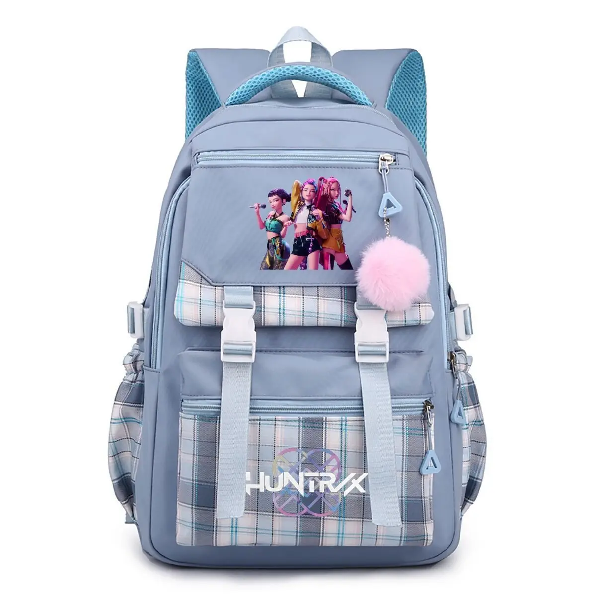 KPOP Cartoon Hunter Backpack for Women, Large Capacity Travel Backpack Commuter Bag