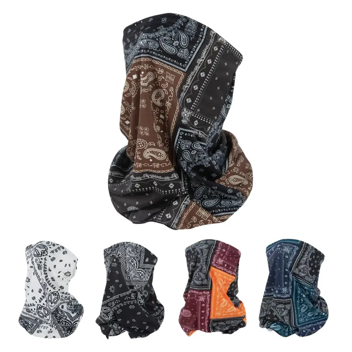 Unisex 1/2 Pcs Ice Silk Outdoor Sports Mask with Ear Loops, Breathable Cooling UV-Protective Face Cover & Neck Gaiter, Sun Protection Adult Summer Accessory for Outdoor Cycling, Fishing, Biking, Anti-Uv, Adults, One Size tiktokshopbacktoschool