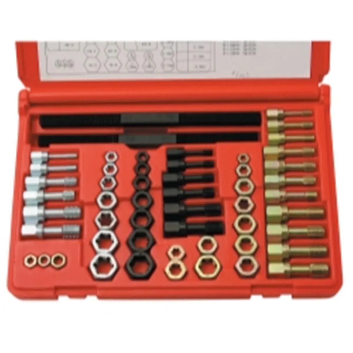 8240 Universal Rethreading Tool Kit - 53-Piece Set with 4 lbs Weight, Color-Coded Tapes, Thread Files #8231 and #8233 for Homeowners' Household Needs