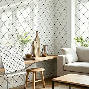 53pcs Marble Pattern Self-Adhesive Wall Panels, PVC Waterproof Vinyl Wallpaper, DIY Decor for Kitchen, Bathroom, Restaurant, Ceiling, Walls