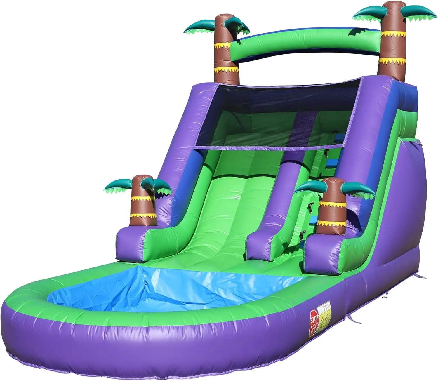 21FT Inflatable Water Slide for Kids & Adults, Commercial PVC with Blower | Commercial water slide with 950W blower, wet/dry mode, 500 lb capacity and fast drainage for parties and outdoor events
