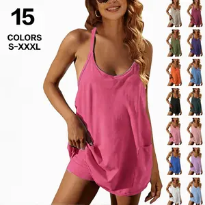 Women’s plus-size solid-color lace-up tennis skirt — breathable casual sportswear; a lightweight and comfortable athletic skirt suitable for various indoor and outdoor activities. Women's Clothing. TikTok Shop Stock Up