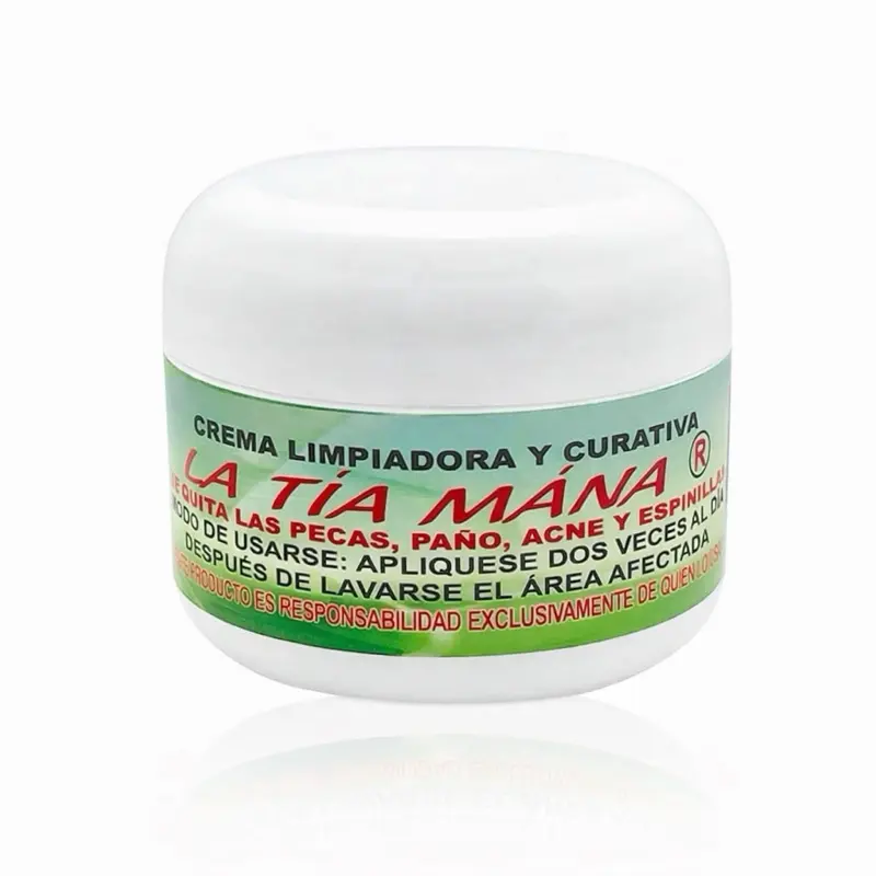 La Tia Mana Facial Cream Moisturizing Formula for Hydration Skin Comfort Anti Aging Benefits Natural Glow Skin 2 Oz Jar