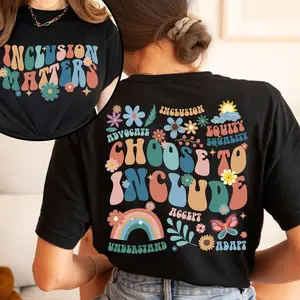 Autism Teacher Shirt, Choose To Include Inclusion Matters Autism Awareness Teacher T-Shirt