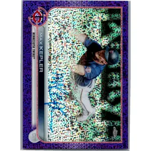 2022 Topps Chrome Max Kepler Purple Speckle Refractor Auto #/299