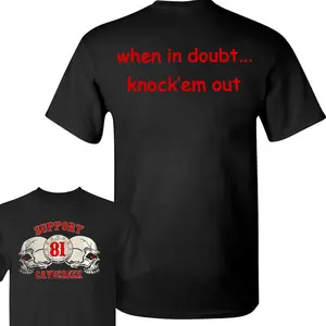 Cave Creek Support Eighty1 Double Sided Shirt for Enthusiasts Motorsport, Full Size Unisex For Men, Women