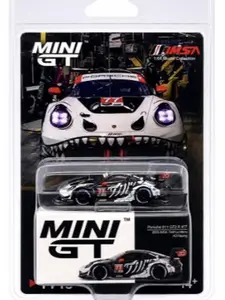Mini GT Skeleton Rexy Porsche 911 GT3 R #77 AO Racing 2025 IMSA Petit Le Mans