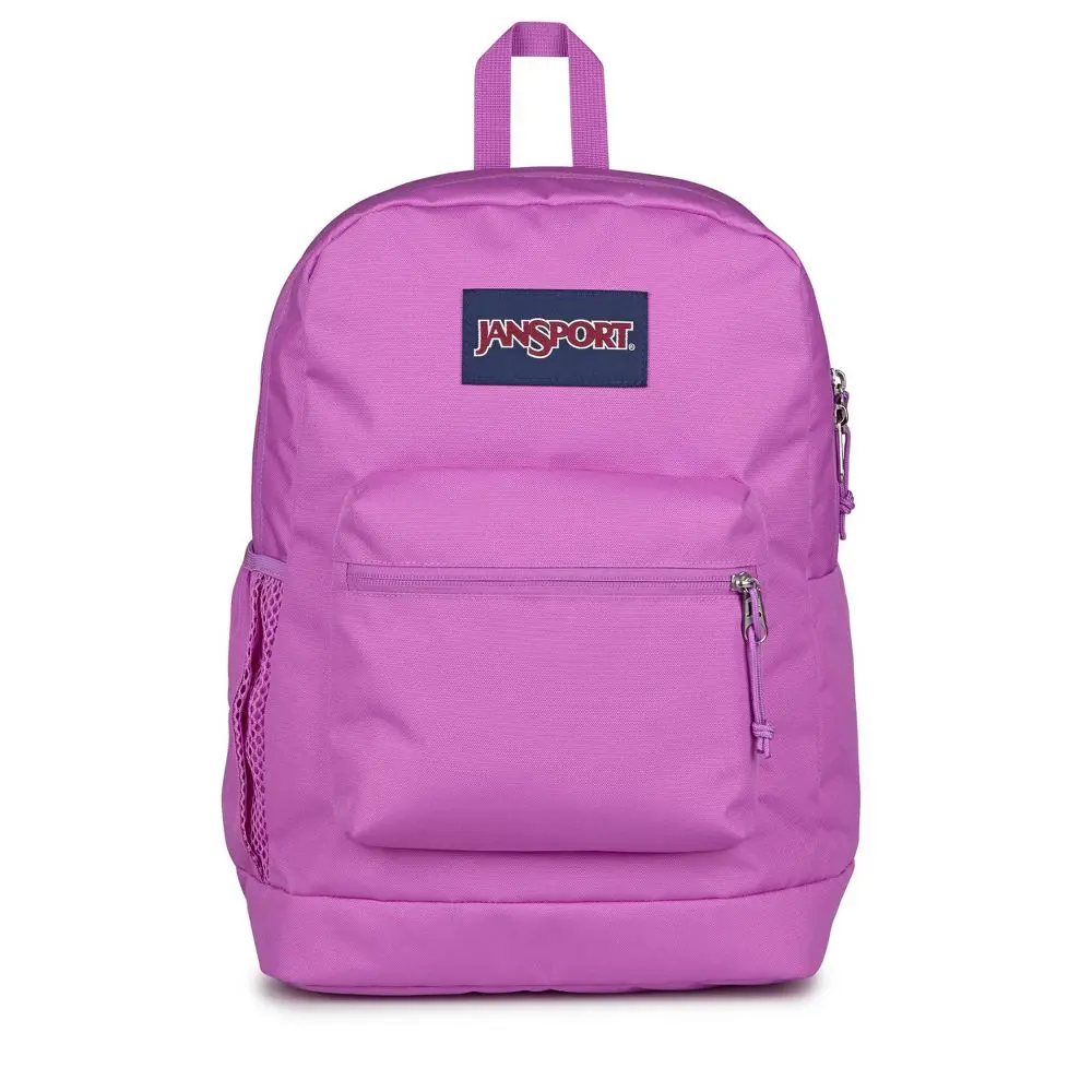 JanSport Cross Town Plus 17" Fits 15" Laptop Water Resistant Backpack - Fuchsia