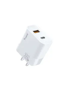 PD30W A+C dual port gallium nitride fast charging charger (US) white