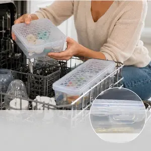 2-Pack Dishwasher Small Item Basket Set for Small Utensil Parts, Kitchen Accessories and Dishwasher Cleaning