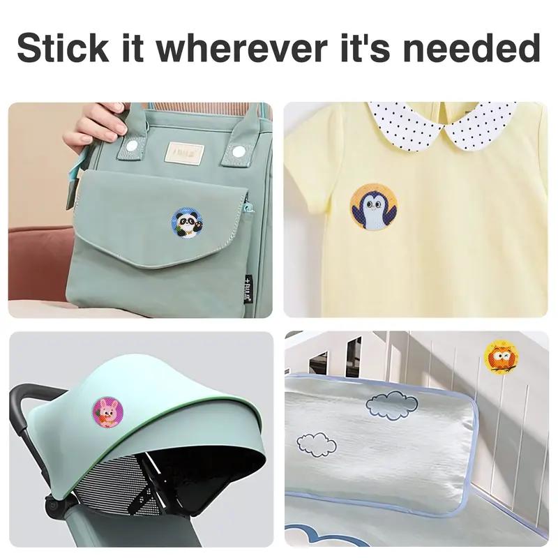 Animal Insect Repellent Sticker,Cute Animal Design,Sticks to Clothes,Backpacks,Chairs,Preserves Effectiveness When Sealed.