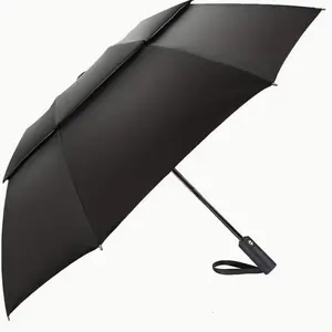 High-Quality Heavy-Duty Golf Umbrella, Windproof Reinforced Fiberglass Frame, Automatic Open-Close, Dual-Layer Protection, Unisex Outdoor Use
