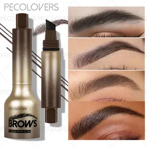 Waterproof Eyebrow Tint Gel,Sweatproof, Lasting Makeup,Easy to Use,3D Press-type Eyebrow Pencil, Tinted Brow Gel
