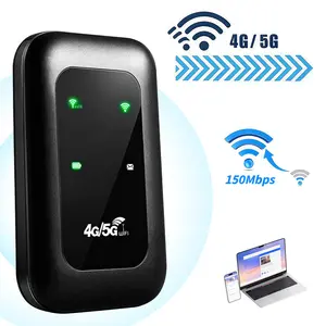 5G/4G Portable Hotspot, Dual-Band Portable WiFi, 150Mbps High Speed Pocket Router, 10 Connected Devices, Travel Router, Hotspot Device