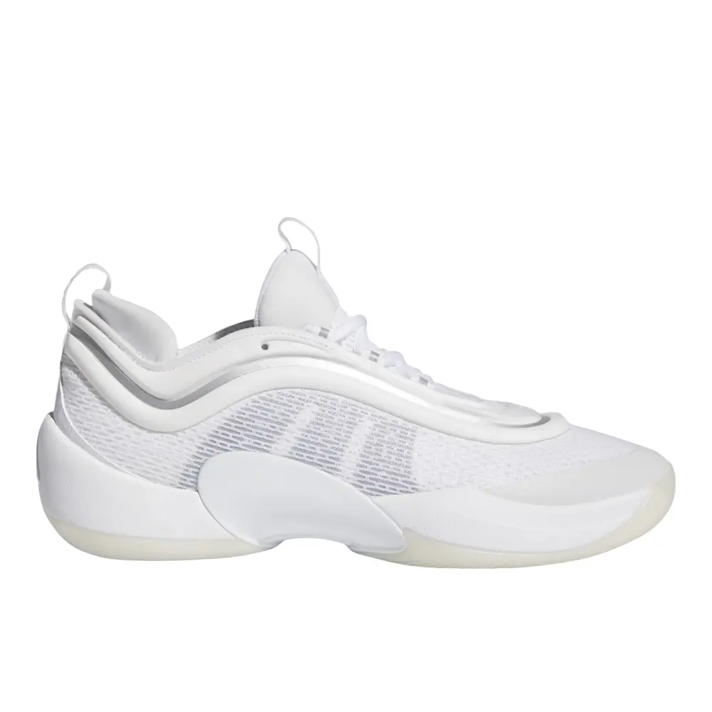 adidas Mens D.O.N Issue #6 Triple White Basketball Sneakers Shoes - White