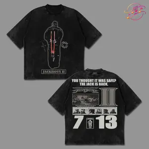 [Echo Culture] La Flame JackBoys 2 Graphic Premium Acid Washed Cotton T-Shirt For Travis Cactus Jack Fans, Utopia Hip-Hop Shirt, Utopia Album Merch, Cactus Jack Fan Graphic Tee, Concert Music Outfit