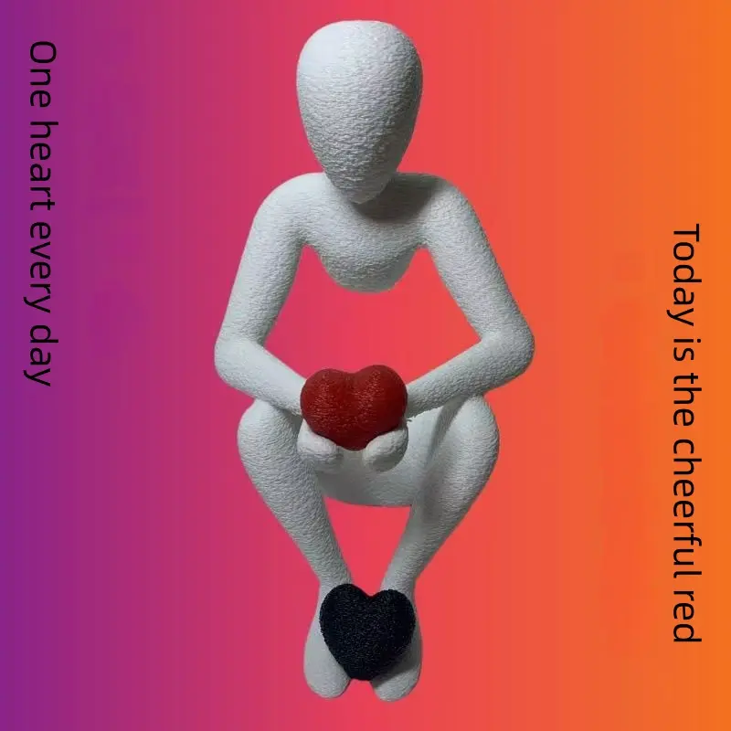 Love Embrace Warm Decorative Figurine, Home Decoration Gift Idea, Emotional Choice New Office Ornament, Perfect Present