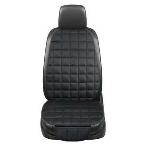 2pcs/1 front seat New Car Seat Cushion with Exquisite Diagonal Grid Design, Single Seat for The Front Row, Plush Material, Comfortable and Warm, Easy Installation, Suitable for All Seasons and A Variety of Car Models, Car Accessories