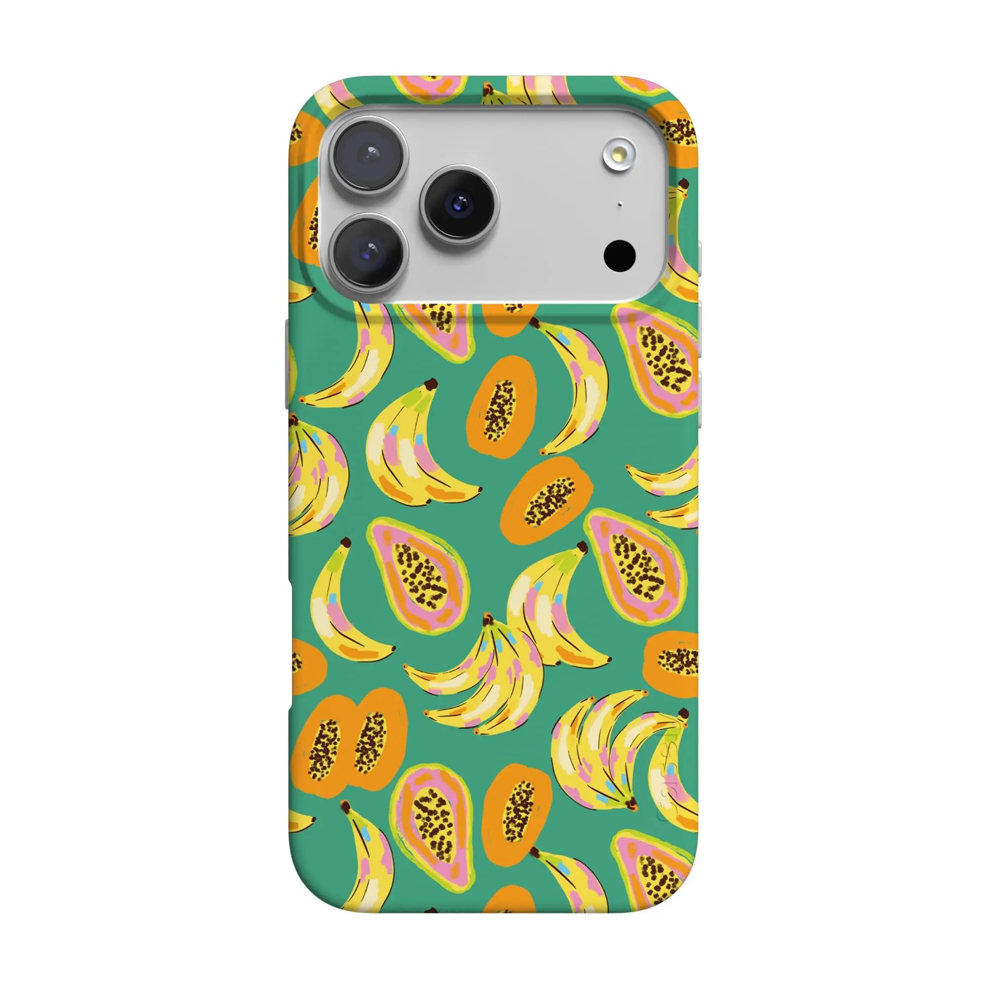 Casely iPhone 17 Pro Case | Dippin' Daisy's Tropical Vacation | Papaya Palms | Compatible with MagSafe | Classic Ultra Thin Design