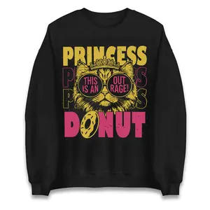 Princess Donut Cat Shirt, This is an OUTRAGE Sweatshirt, Hoodie, Dungeon Crawler Carl Fan Shirt, New Achievement Tee