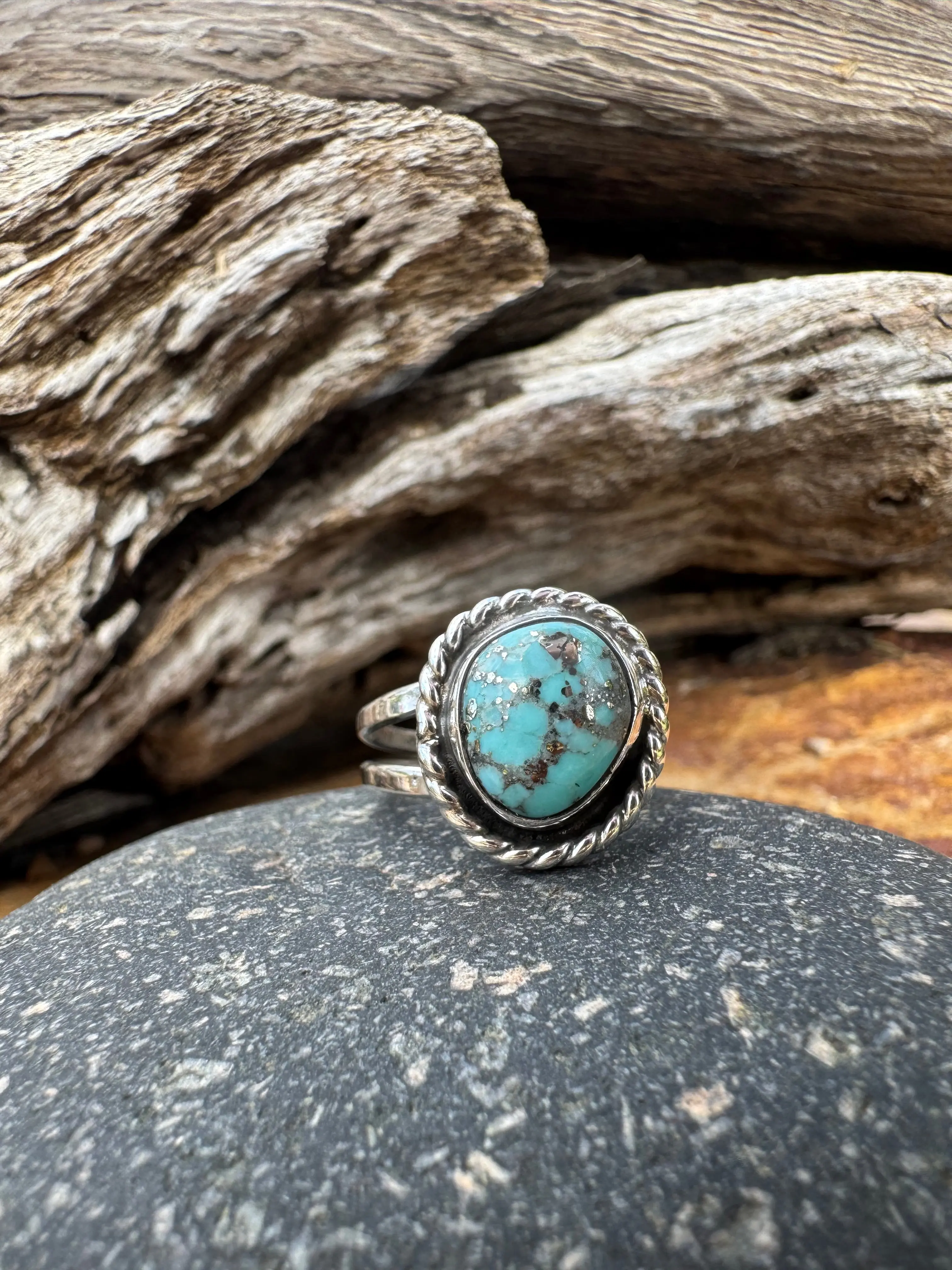 Pyrite Campitos ring size 7 Pyrite Campitos ring size 7