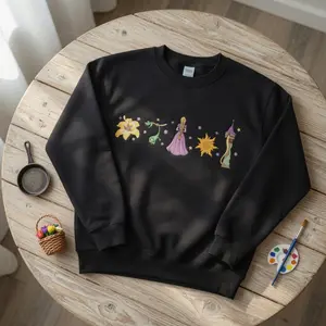 Embroidered Sweatshirt, Princess Floral Tee, Lost Princess Shirt, Princess Shirt, Magic Kingdom, Trip Outfit
