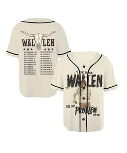 2026 Wallen Baseball Jersey Tour Concert Music Fan Apparel