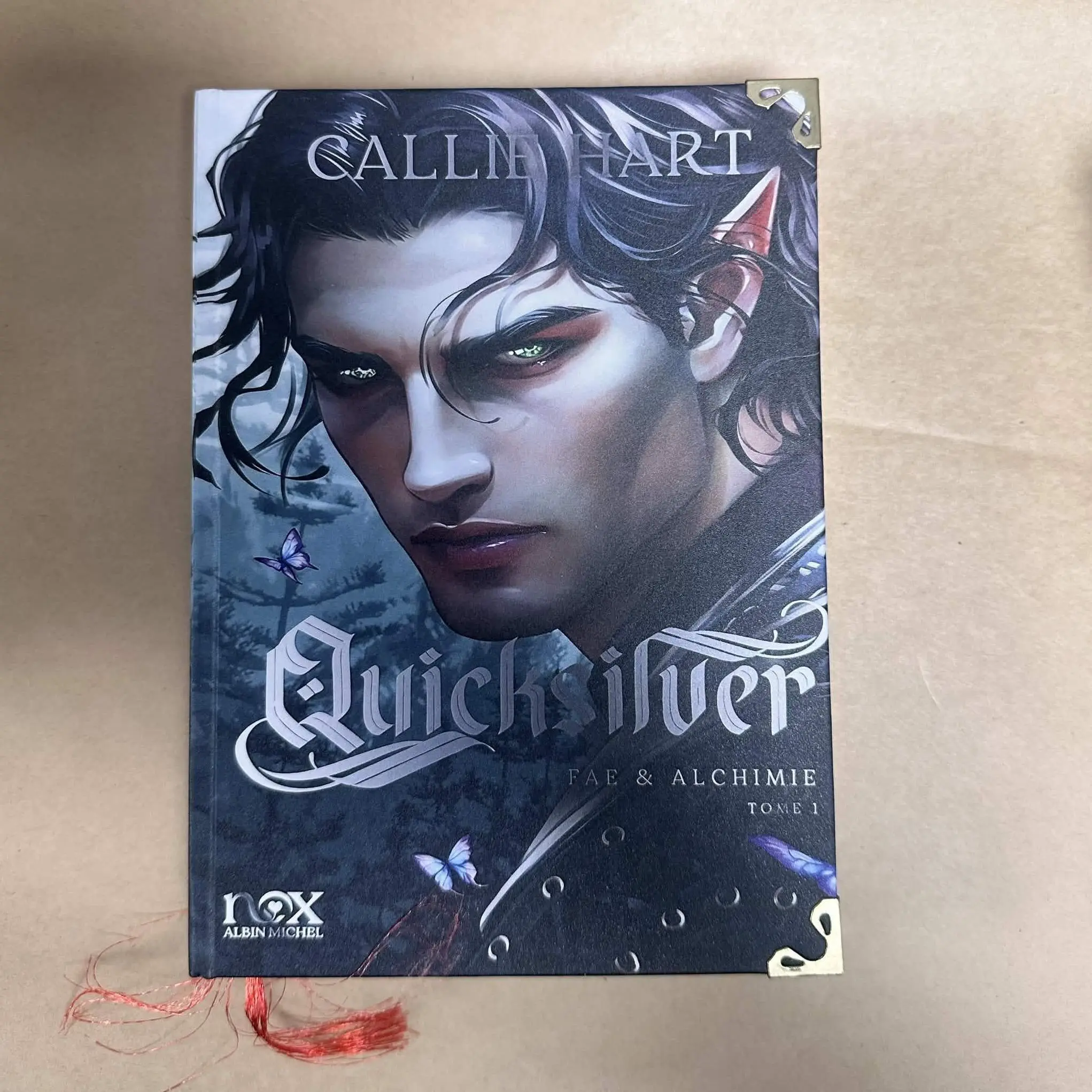 Manacled Handmade Hardcover Book, Dark Fantasy Romance Novel, A5 Size