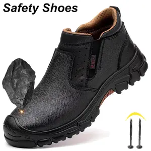 Mens Safety Shoes Steel Toe boots Protection shoes Anti-Puncture Indestructible Construction Work Shoes Composite toe work boot