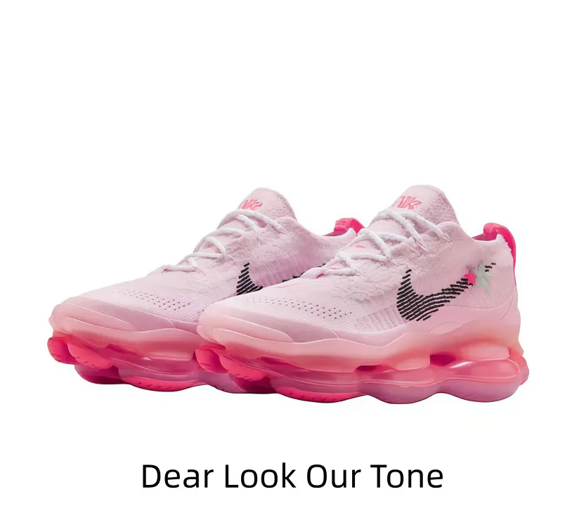 Trendy Womens Light Pink Transparent Air Cushion Sneakers Fashion Walking Trainers