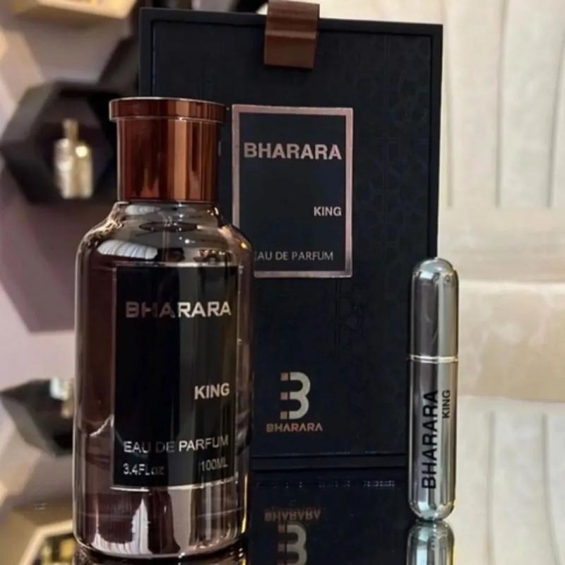 Bharara King For Men Eau de Parfum spray, 3.4 Ounce,100 Ml | With The Notes Of Citrus, Orange, Fuity, Musk, Amber - White Musk, Vanilla | Long Lasting