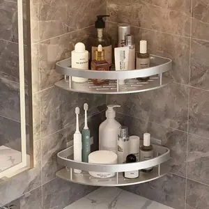 2 Packs Corner Shower Caddy,Bathroom Shower Shelf-Shower Organizer For Inside Shower For Bathroom And Kitchen Home Bathroom Decor Bathroom Organizer Back To School