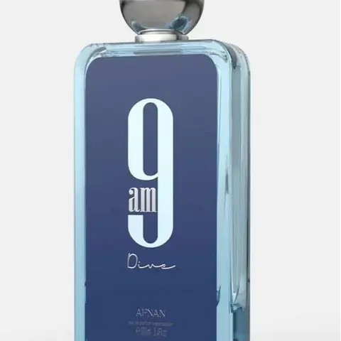 Afnan 9 AM Dive Eau de Parfum for Unisex, 3.4 oz Cologne Fragrance Perfume