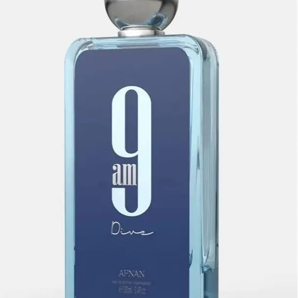 Afnan 9 AM Dive Eau de Parfum for Unisex, 3.4 oz Cologne Fragrance Perfume