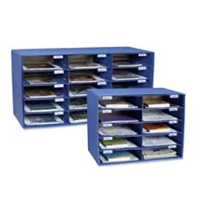 Pacon Corporation  Mail Box- 15 Slots- 12-.50in.x10in.x3in.- Blue