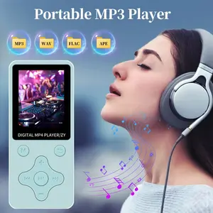 1.8-Inch Mp3 Mp4 Player with Fm Radio, Music and Video Playback, E-Book Reader, Rechargeable Battery, Portable Audio Device, Media Player