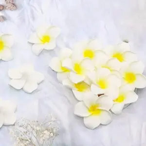 Artificial Egg Flower Decorations, Hawaiian Style Foam Petals, Perfect for Home Decoration, Beach Parties, Weddings, Valentine's Day Gifts