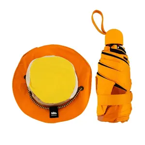 Beneunder Pocket Series Blackout UV Protection 5-Fold Umbrella - Windproof, Sunscreen, Compact Travel Umbrella for Women & Men