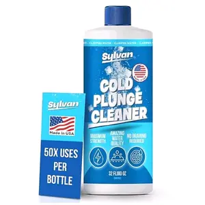 Sylvan All-in-one Cold Plunge Water Treatment | 32 Oz | 50+ Uses | Made in USA | Fast Acting Ice Bath Cleaner | Cleans, Softens, Clarifies & Stabilizes | Refines & Refreshes Your Ice Bath Tub
