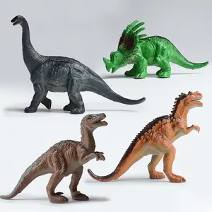 4-Pack PVC Realistic Dinosaur Model Toys, Christmas/new Year/easter/halloween/school Holiday Gifts, Kids Birthday Party Presents