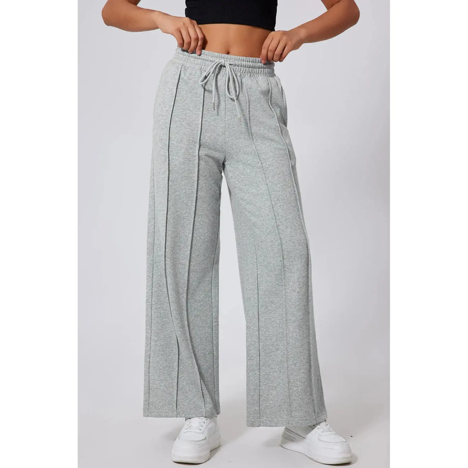 ComfortFlex Drawstring Wide-Leg Active Pants | Effortless Comfort for Active Days