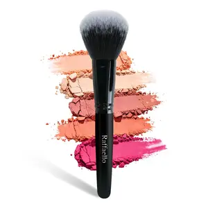 Blush Brush Powder Brush Ultra-Plush Synthetic Bristles Bronzer Brush For Contour & Definition Ideal for powder blush bronzer in cream liquid or powder form Vegan and cruelty-free