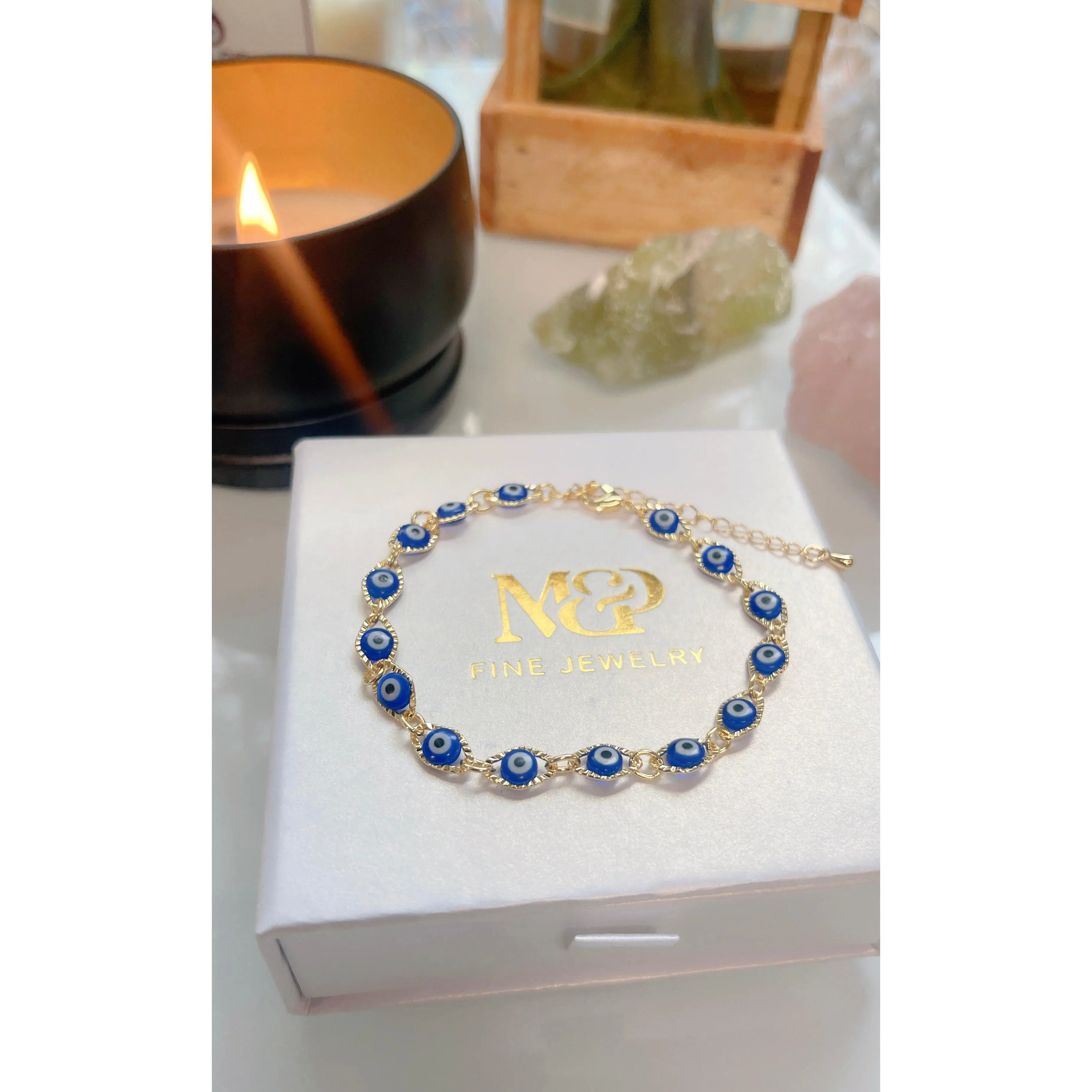 Deep Blue Evil Eye Bracelet Deep Blue Evil Eye Bracelet