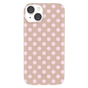 Brown Sugar Polka Dot iPhone Case